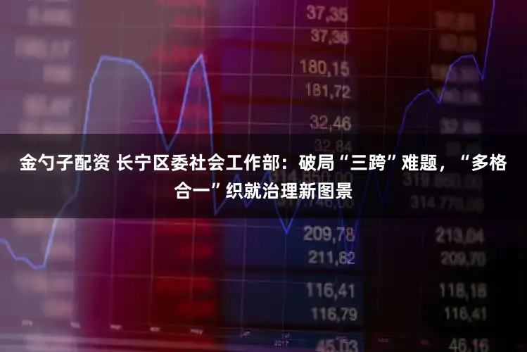金勺子配资 长宁区委社会工作部：破局“三跨”难题，“多格合一”织就治理新图景