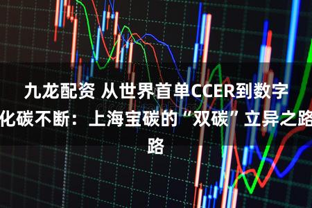九龙配资 从世界首单CCER到数字化碳不断：上海宝碳的“双碳”立异之路