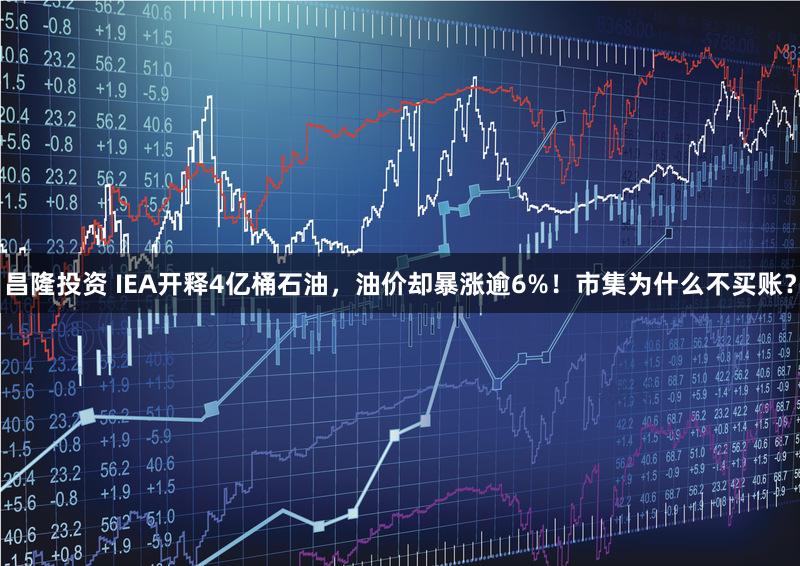 昌隆投资 IEA开释4亿桶石油,油价却暴涨逾6%!市集为什么不买账?