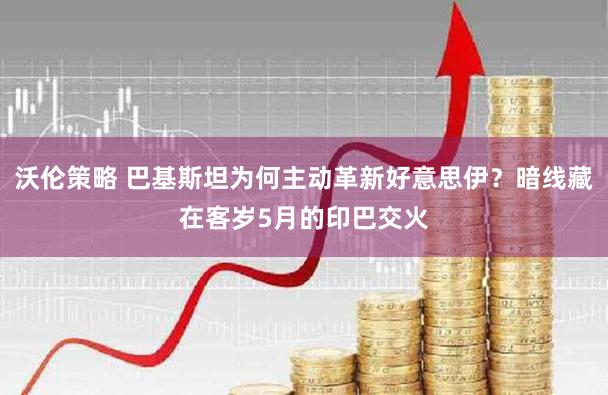 沃伦策略 巴基斯坦为何主动革新好意思伊？暗线藏在客岁5月的印巴交火