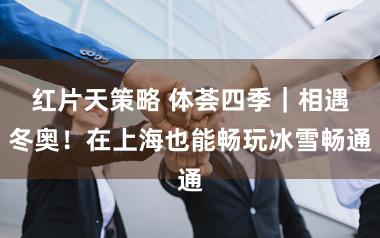 红片天策略 体荟四季｜相遇冬奥！在上海也能畅玩冰雪畅通