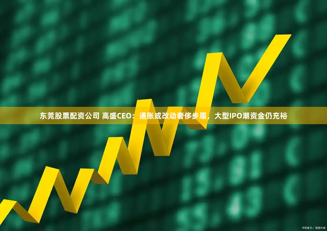 东莞股票配资公司 高盛CEO：通胀或改动奢侈步履，大型IPO潮资金仍充裕